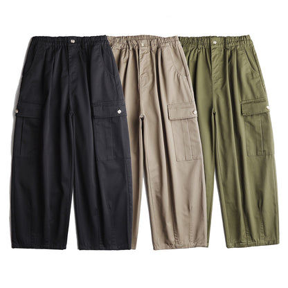 Japanese Multi-pocket Workwear Casual Pants