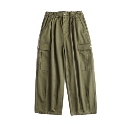 Japanese Multi-pocket Workwear Casual Pants