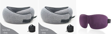 Travel Neck Pillow Non-Deformed Airplane Pillow Travel Neck Cushion Durable U-Shaped Travel Memory Cotton Nap Neck Pillow