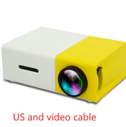 Portable Projector 3D Hd Led Home Theater Cinema HDMI-compatible Usb Audio Projector Yg300 Mini Projector